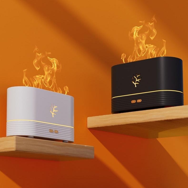 USB Flame Humidifier Aroma Diffuser