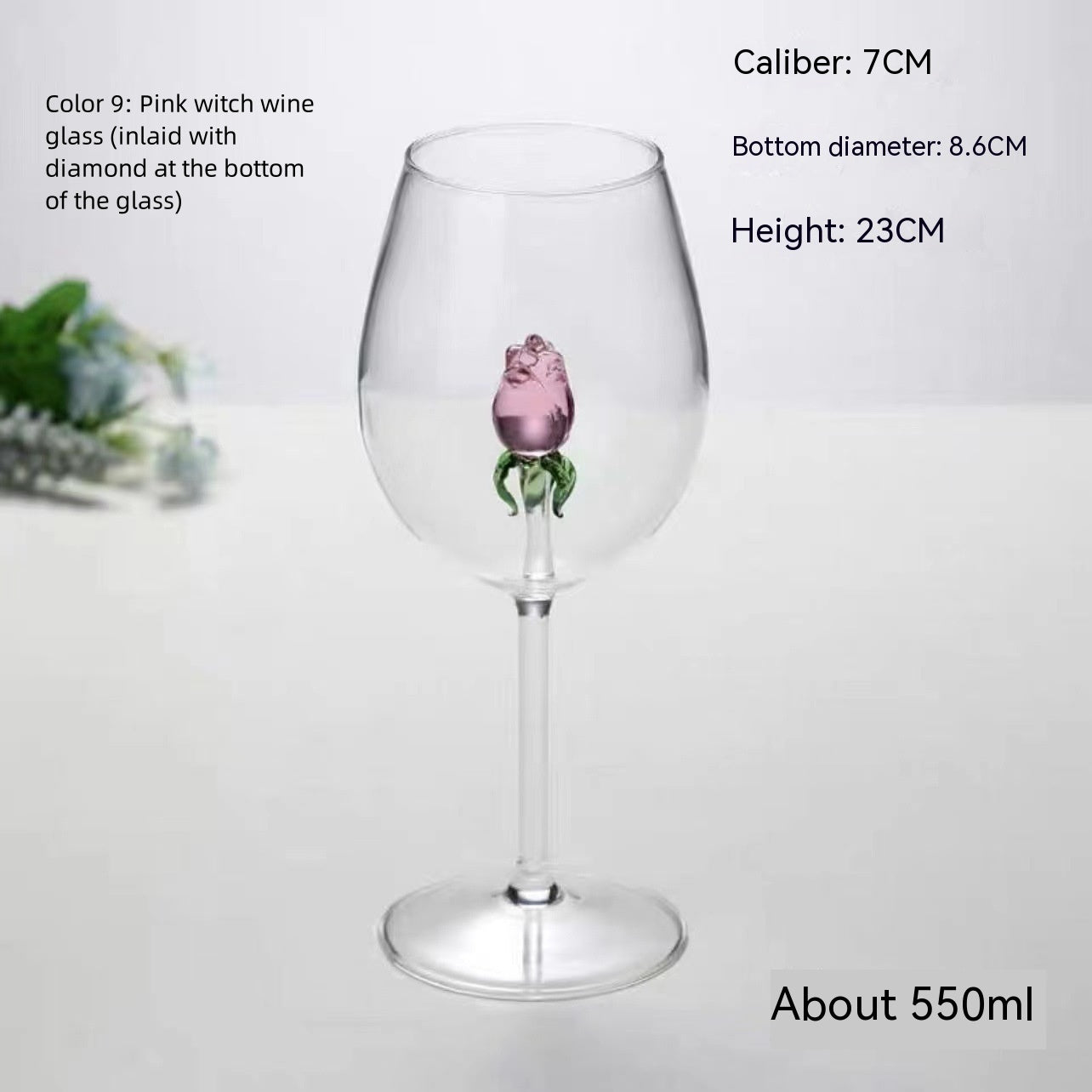 Rose Champagne Glass Simple Fashion Glass