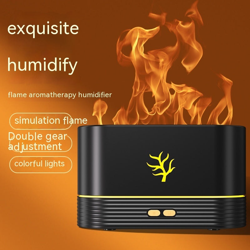 USB Flame Humidifier Aroma Diffuser