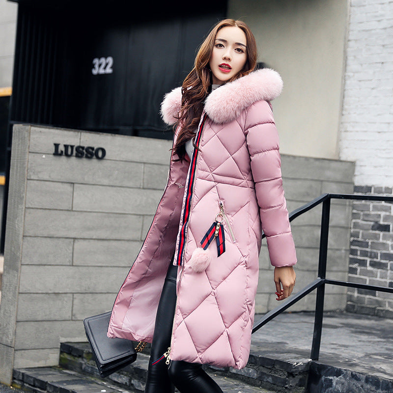 Korean Style Overknee Cotton-Padded Coat