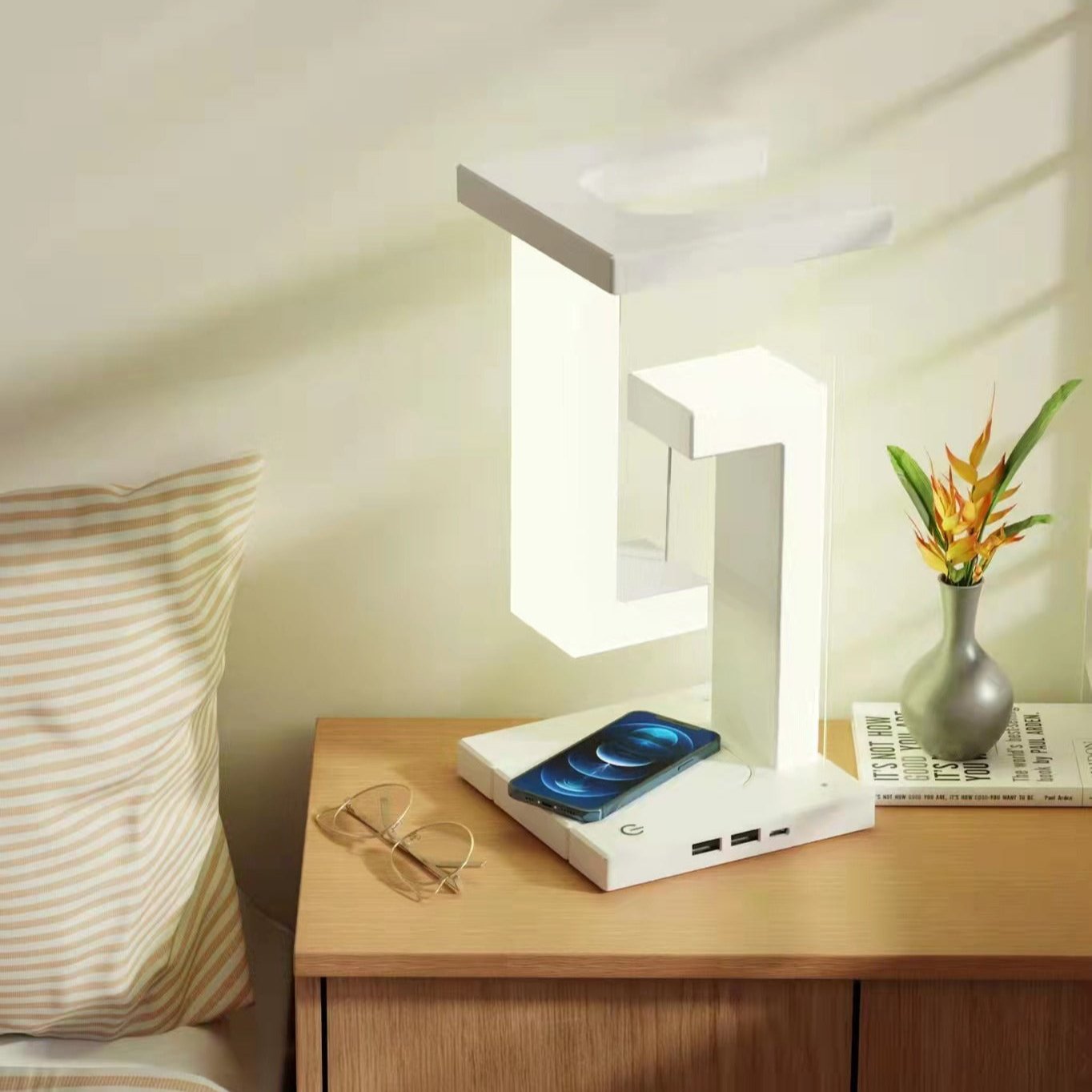 Wireless Charging Floating Table Lamp