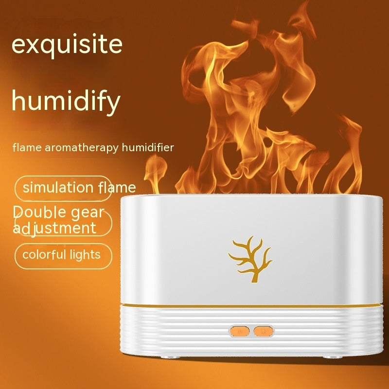 USB Flame Humidifier Aroma Diffuser